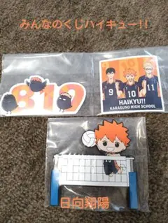 みんなのくじハイキュー!!日向翔陽 E賞マグネットフックF賞ステッカーセット