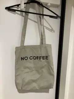 NO COFFEE トートバッグ グレー