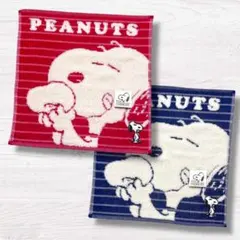 スヌーピー PEANUTS タオルハンカチ ハンドタオル　タオル　2枚セット