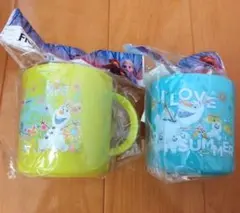 ディズニー アナと雪の女王 コップ＆巾着袋 2点セット オラフ
