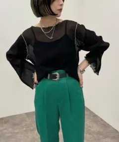 新品apres jour mignon 楊柳ＴＯＰＳシアートップスのサムネイル