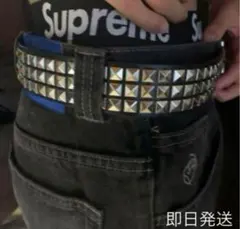 黒 スタッツベルト y2k sk8スケーター bigboy supre