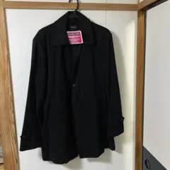 Dilusso ブラック チェスターコート LLサイズ