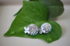 【10％お値引き】スワロフスキー  クリアクリスタル  ピアス