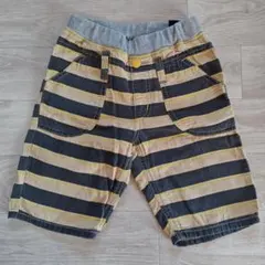 EDWIN ストライプ ハーフパンツ　130 男の子
