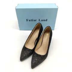 Futier Land ラメ 2typeヒールパンプス 9584のサムネイル