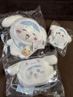 ちいかわ サンリオ コラボ　③点セット はちわれ✖️シナモン