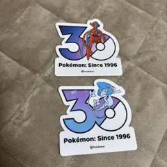 韓国　ポケモン 30周年　ステッカー　アグノム　デオキシスのサムネイル