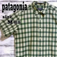 patagonia パタゴニア ORGANIC COTTON 半袖チェックシャツ