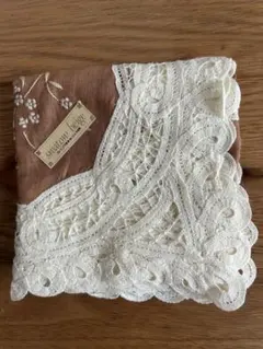 スワトウ　大判　ハンカチ　テーブルセンターにも