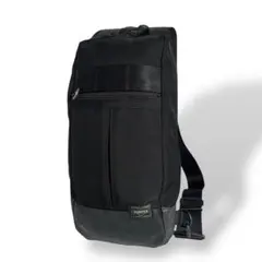 【美品】PORTER　ポーター　ヒート　スリングショルダー　ボディバッグ　黒