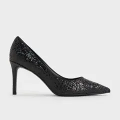 charles&keith パンプス　グリッター