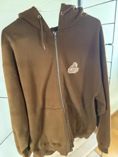 X-LARGEブラウンパーカー フード付き