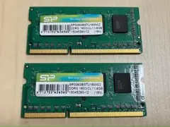 シリコンパワー ノートPCメモリ DDR3-1600 8GB×2枚=合計16GB