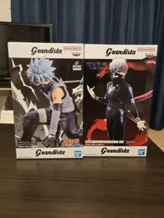 新作 Grandista NARUTO カカシ 金木研 フィギュア2種セット新品