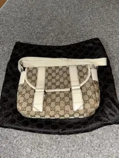 GUCCI GGパターン ショルダーバッグ ベージュ