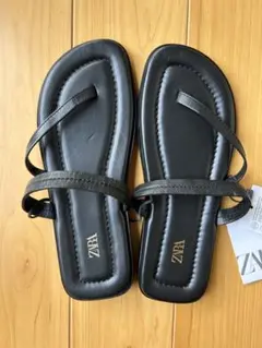 ZARA トングサンダル ブラック 36（23.0〜23.5）のサムネイル
