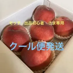 山梨一宮の甘い桃 超特大サイズを5個詰めて発送 ももやのきよし 終了