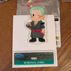 ワンピース 不二家 ペコちゃん コラボ アクリルスタンド ゾロ