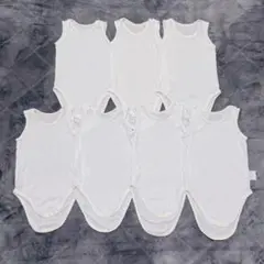 UNIQLO コットンメッシュ ボディスーツ ノースリーブ 7枚セット