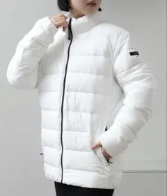 Calvin Klein ストレッチ パファージャケット　ホワイト　Mサイズ