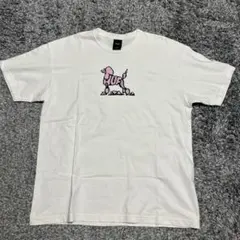 HUF ピンク犬イラスト Tシャツ XL