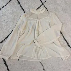 シークレットマジック　シフォンレースブラウス