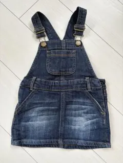 美品⭐︎GAP⭐︎ダークデニム オーバーオールスカート