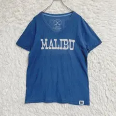 AZUL BY MOUSSY アズールバイマウジー Vネック Tシャツ M 青のサムネイル
