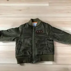 MA-1 ブルゾン キッズ　ベビー服　子供服　ジャンバー　アウター　カーキ