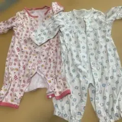UNIQLO ベビー ロンパース 60サイズ 花柄