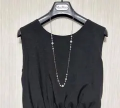 グランシフォレ　ロングネックレス 84 シルバー　パール