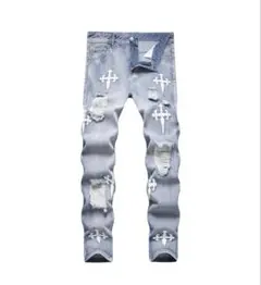 【新品未使用】LOW TYPE DENIM 十字架 デニム