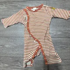 é.a.B ストライプロンパース 70