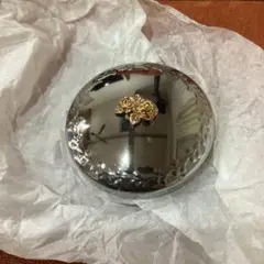 Happy Anniversary 小物入れ ケース 金色 銀色 バラ