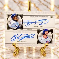 25장 한정 소사＆터커 Topps Definitive 친필 사인