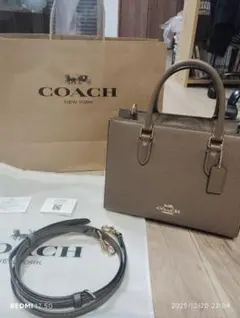 新品同様　COACH ダークストーン ショルダーバッグ