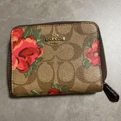 COACH 二つ折り財布 シグネチャー 花柄のサムネイル