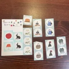 ネクタイ　まるシール