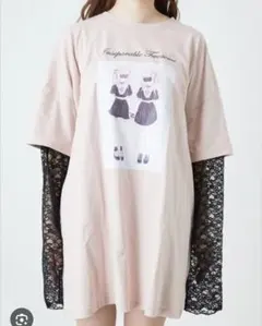アンクルージュ ツインガール レイヤードBIGTシャツのサムネイル