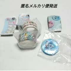 쿠라 스시×티니핀★캔 배지 , 마스테, 3 개 세트 ★ 빅 쿠라 폰