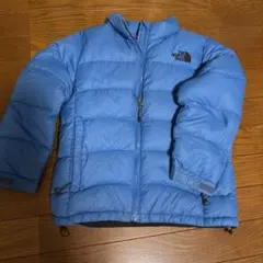 THE NORTH FACE ライトブルーダウンコート 100cm~130㎝