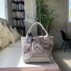 秋コーデ♡LUSSO SURF ミニトートバッグ　グレー　送料込み