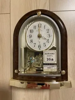 新品SEIKO EMBLEM HW591B 置時計 クリスタル スワロフスキー