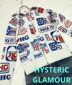 ヒステリックグラマー HYSTERIC GLAMOUR 初期 総柄 パーカー