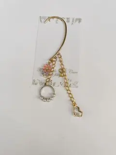 フラワーモチーフイヤーカフ