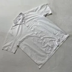 イグニオ シャツ 白 半袖 ボタンダウン ポリエステル 4Lサイズ