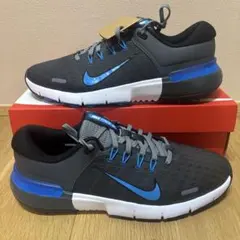 NIKE ナイキ フリーゴルフ 26cm ワイド ブラック ブルー - メルカリ