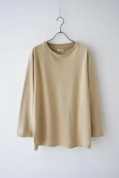 REMILLA 長袖カットソー ロンT ライトイエローベージュ　Lサイズのサムネイル