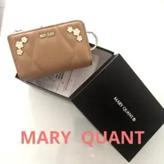 MARY QUANT キーケース ベージュ 花柄